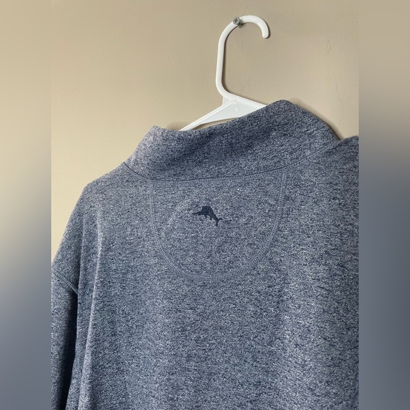 Tommy Bahama Reversible 1/3 zip pullover sweater Size L - Picture 6 of 8